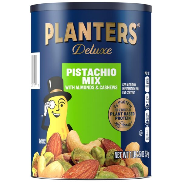 Nut Mix, Mixed Nuts Snack with Pistachios no shell, Almonds & Cashews, Party Snacks, Plant-Based Protein, After School Snack